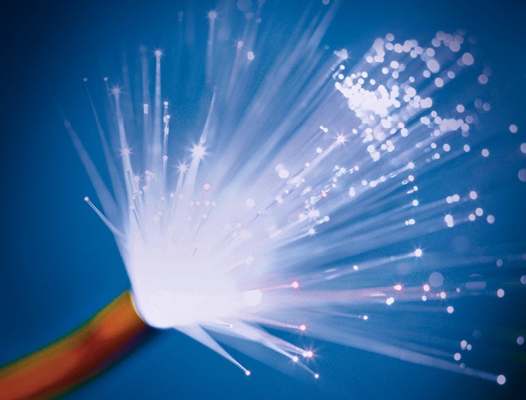 Fibre Optics Light Conductor Image Text